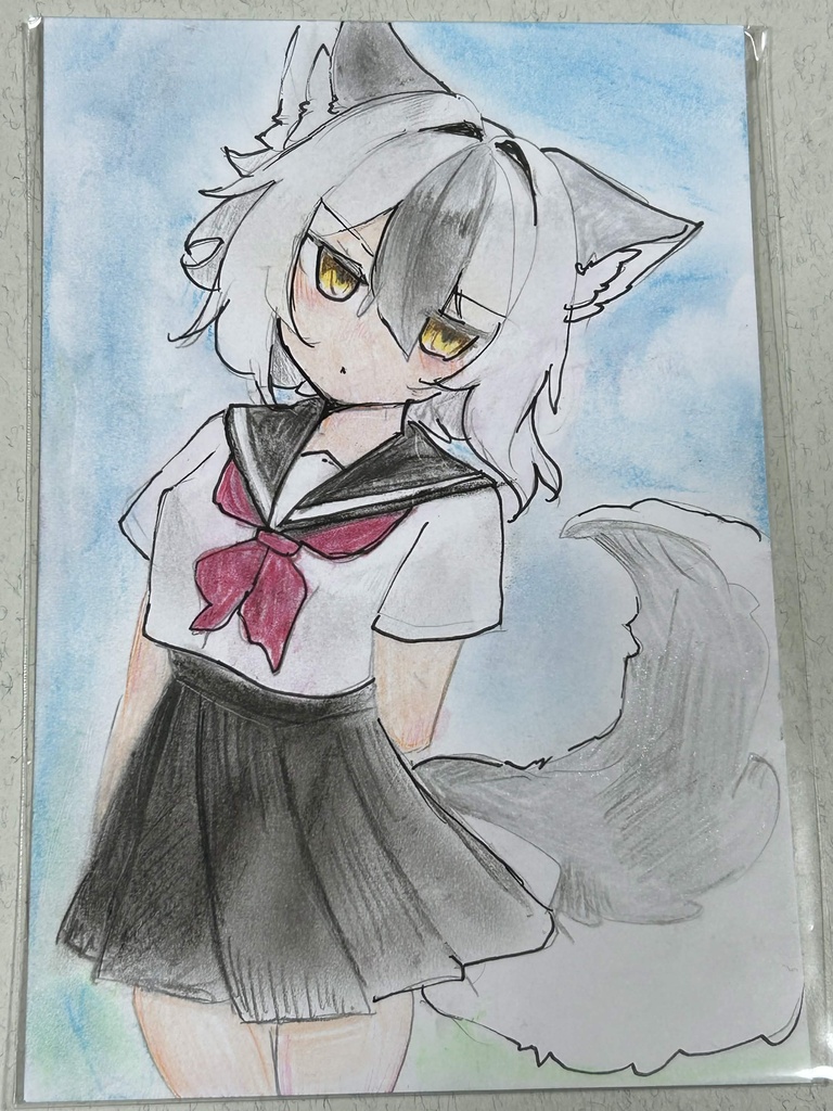 ポストカードサイズアナログ原画