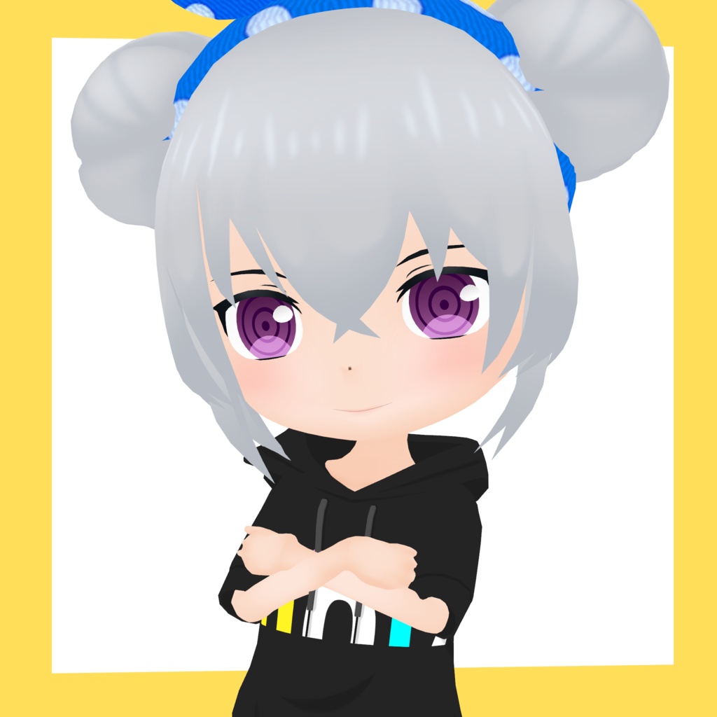 3Dデフォルメアバター『molz』VRChat/VRM対応