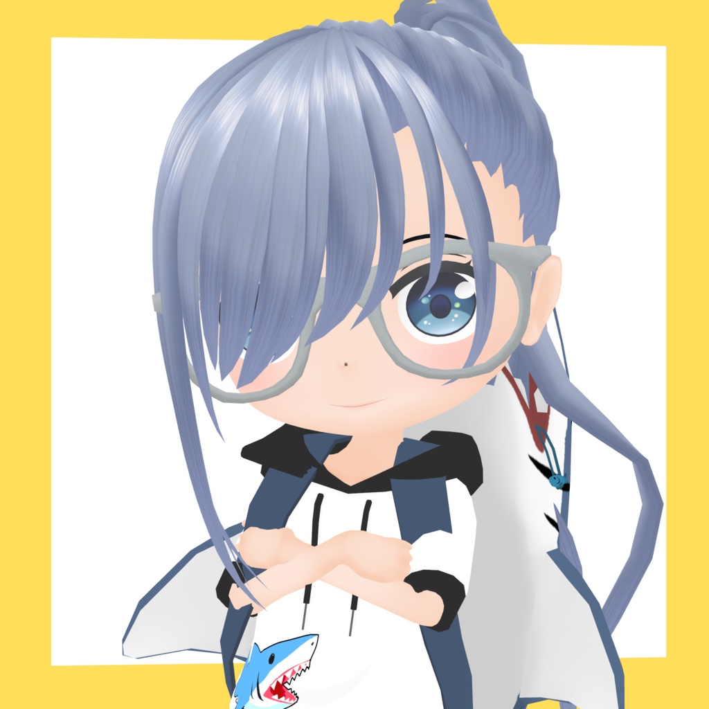 3Dデフォルメアバター『molz』VRChat/VRM対応