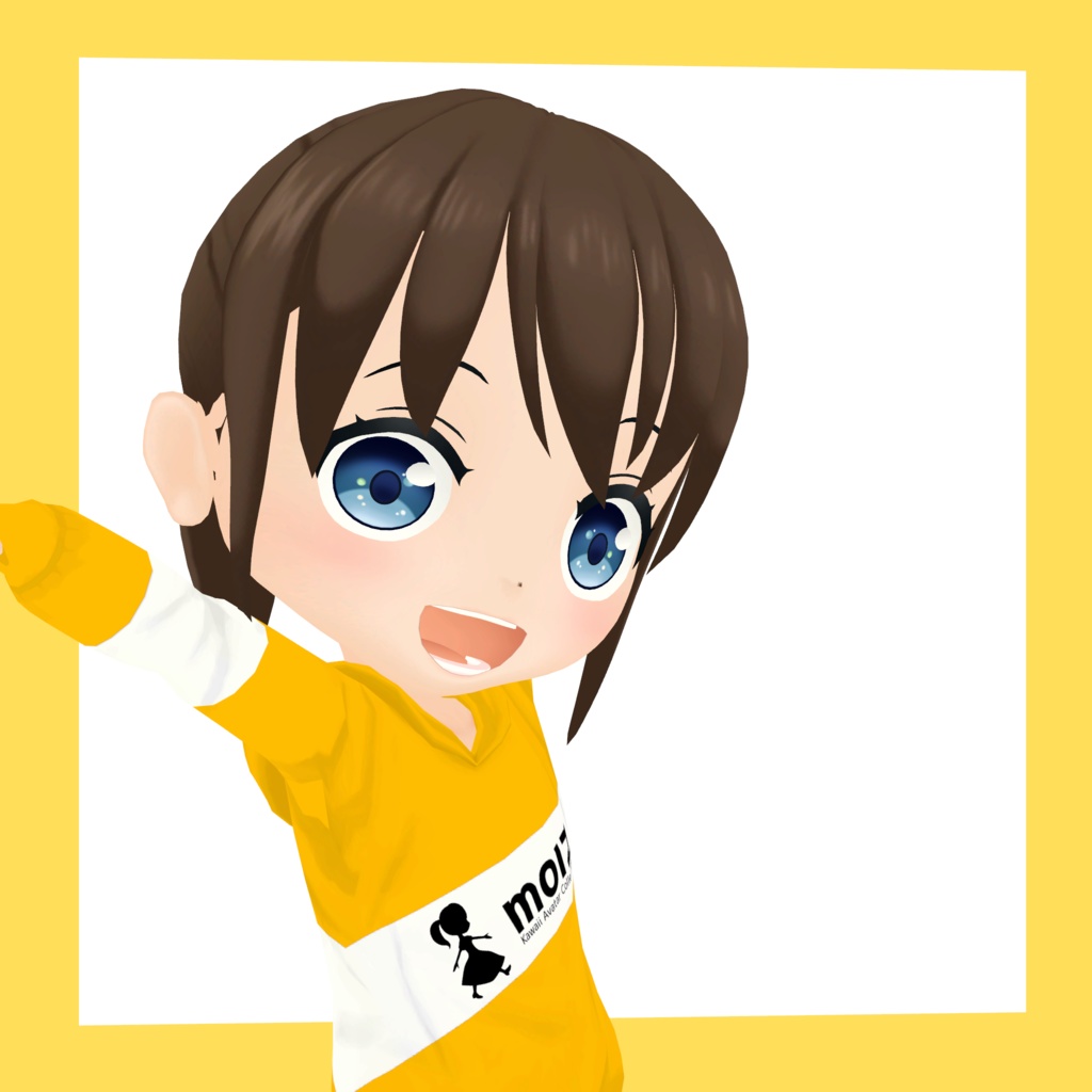 【サンプル配布アバター】3Dデフォルメアバター『molz』