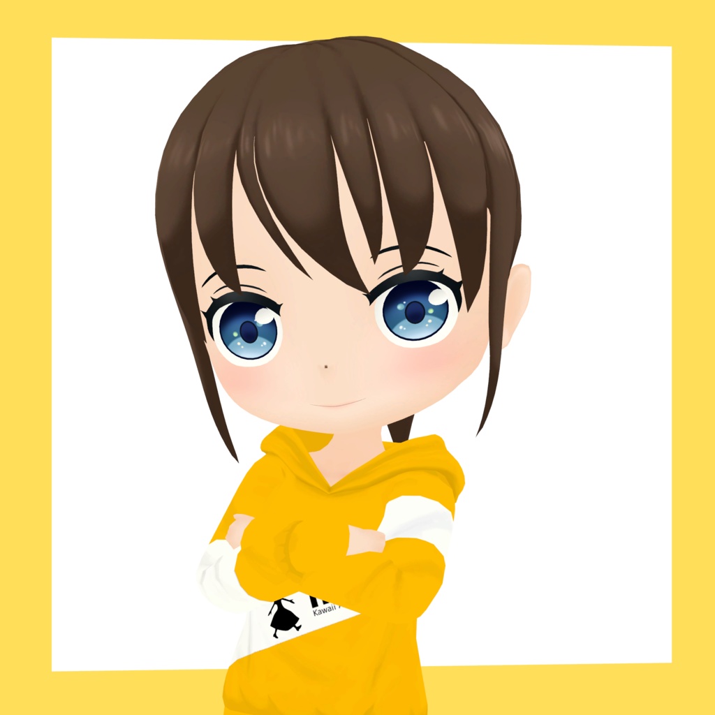 【サンプル配布アバター】3Dデフォルメアバター『molz』