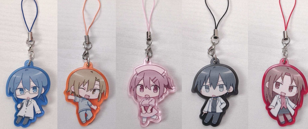 白のカルテ アクリルキーホルダー