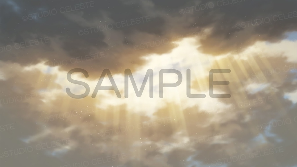 【背景素材】曇り空セット