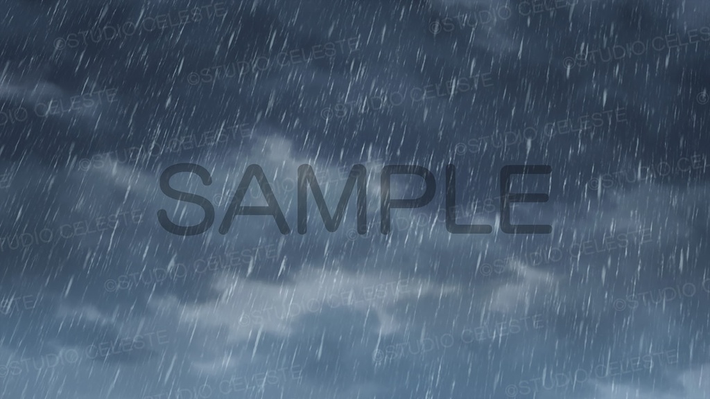 【背景素材】曇り空セット