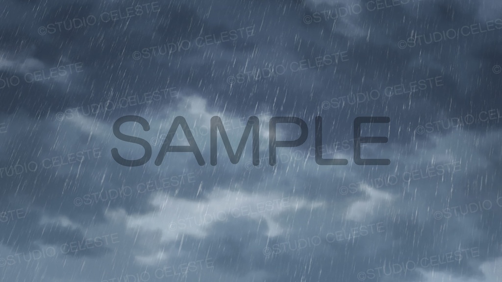 【背景素材】曇り空セット