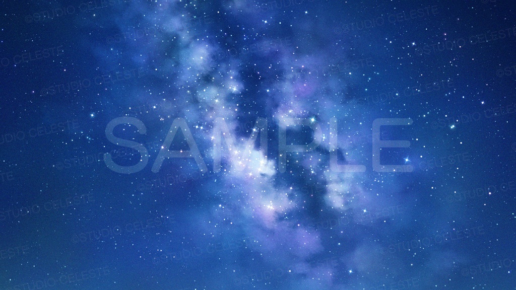 【背景素材集】夜空(天の川)