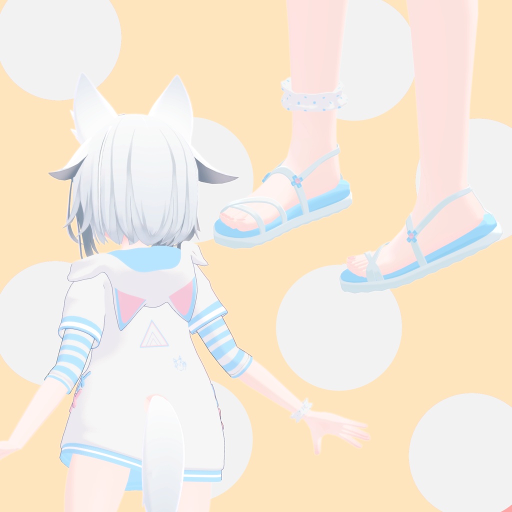 【SALE!】猫マイクロパーカー! (こまどアバター対応)