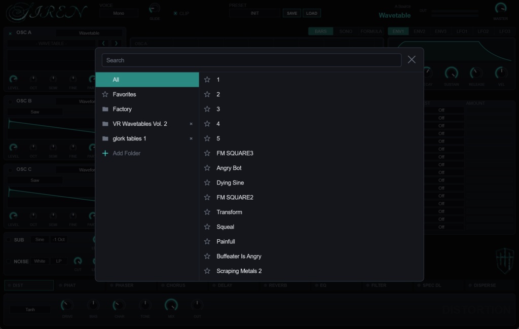 SIREN - ADDITIVE SPECTRAL SYNTHESIZER