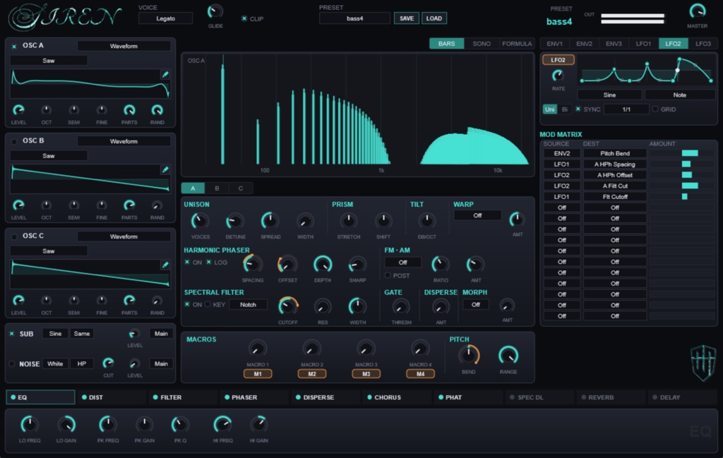 SIREN - ADDITIVE SPECTRAL SYNTHESIZER