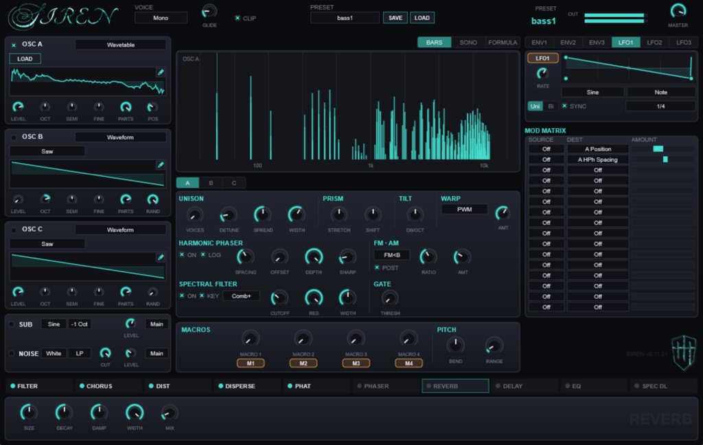 SIREN - ADDITIVE SPECTRAL SYNTHESIZER