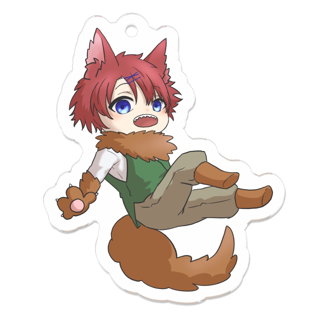 渚くんハロウィンアクキー