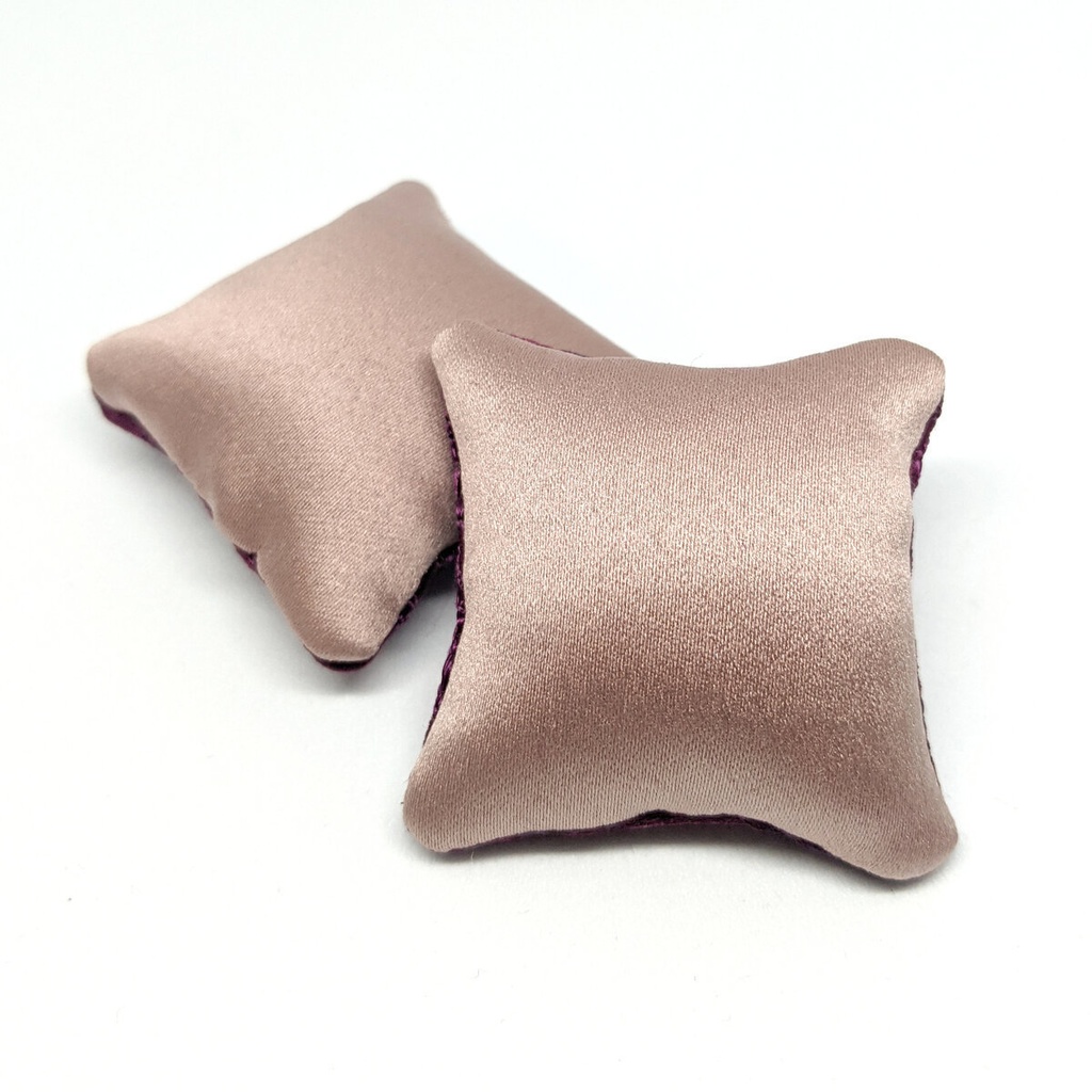 ミニチュアスクエアクッション/チャイナ柄・濃紫・2個