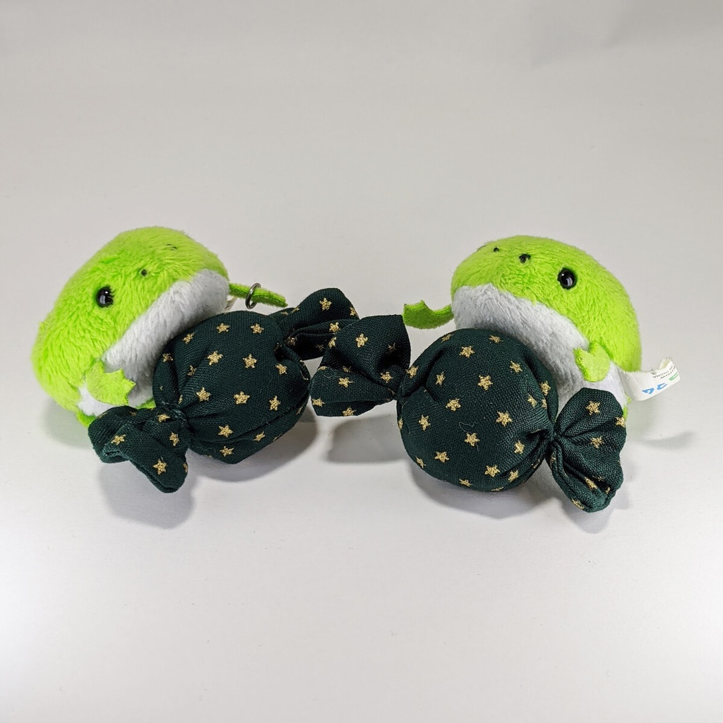 ミニチュアキャンディクッション/リスマスグリーン・2個