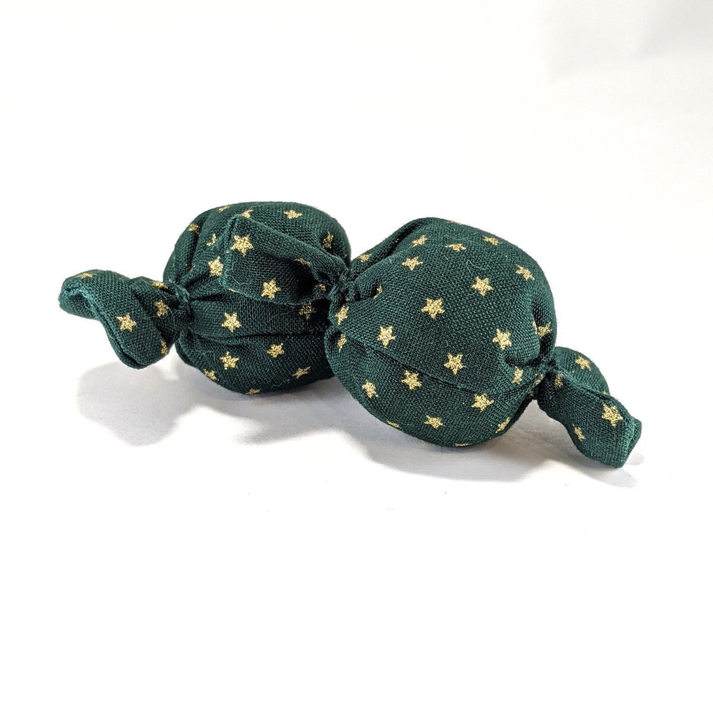 ミニチュアキャンディクッション/リスマスグリーン・2個