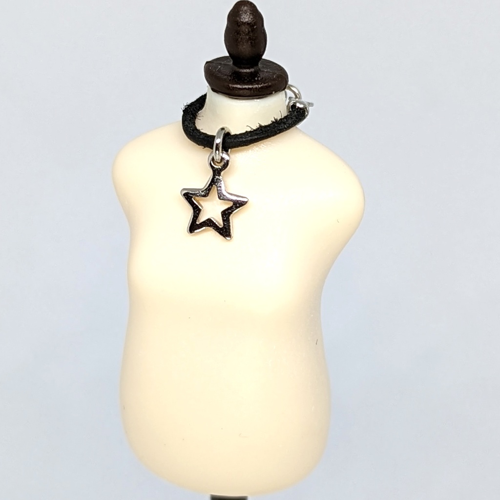 1/12サイズ チョーカーネックレス / +カマル🌙 color:シルバー / ねんどろいど&オビツ11等