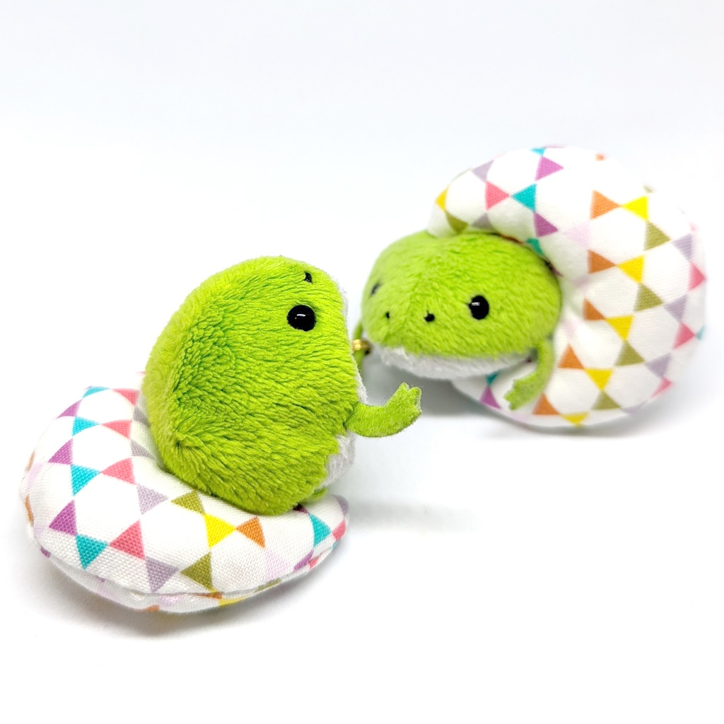 ミニチュア月型クッション/六芒星柄・2個