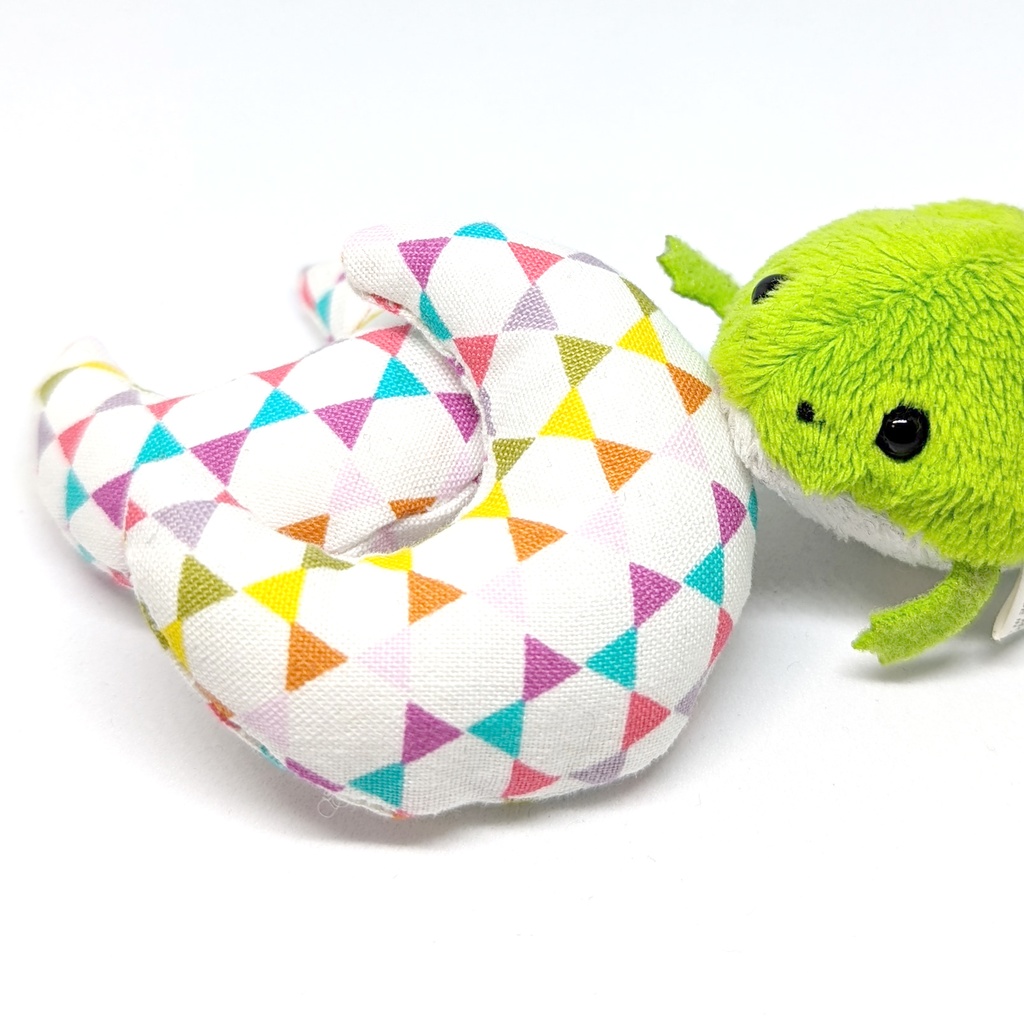 ミニチュア月型クッション/六芒星柄・2個