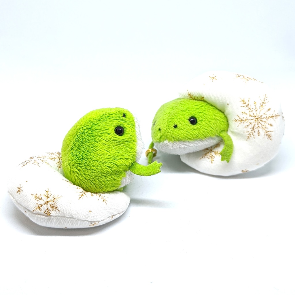 ミニチュア月型クッション/スノーフレーク・ホワイト・2個