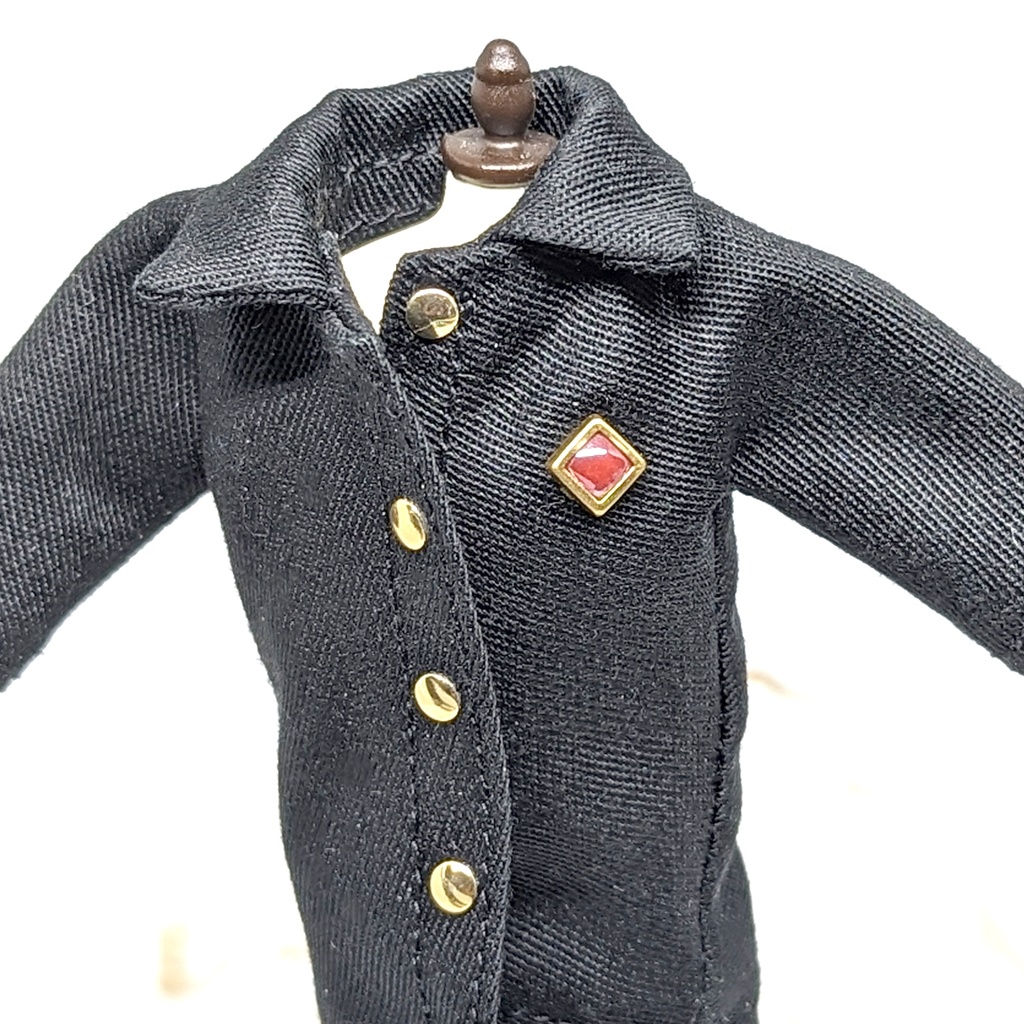 1/12サイズ マグネットブローチスクエア / +シャムス🌞 color:ゴールド / ねんどろいど&オビツ11等