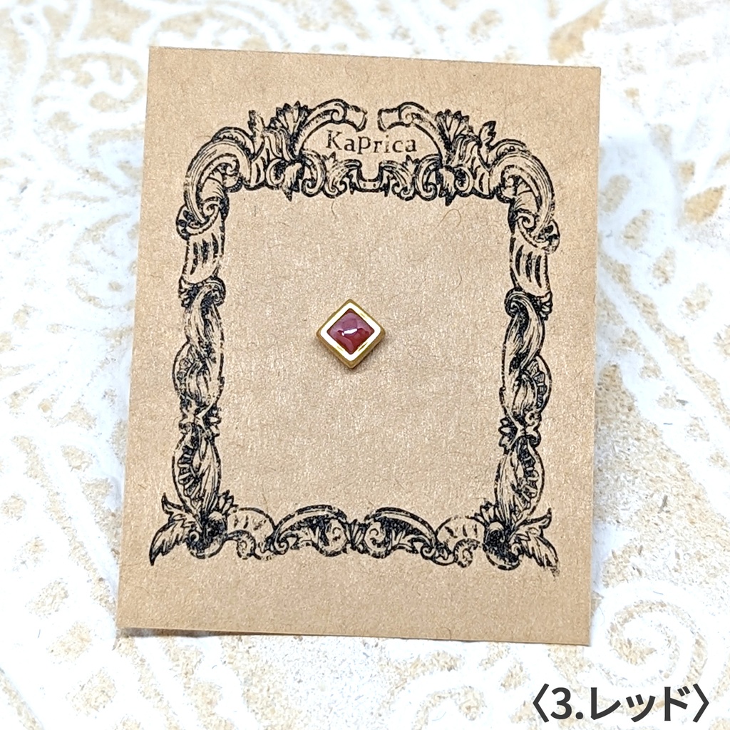 1/12サイズ マグネットブローチスクエア / +シャムス🌞 color:ゴールド / ねんどろいど&オビツ11等