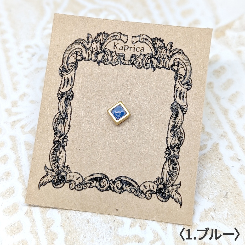 1/12サイズ マグネットブローチスクエア / +シャムス🌞 color:ゴールド / ねんどろいど&オビツ11等