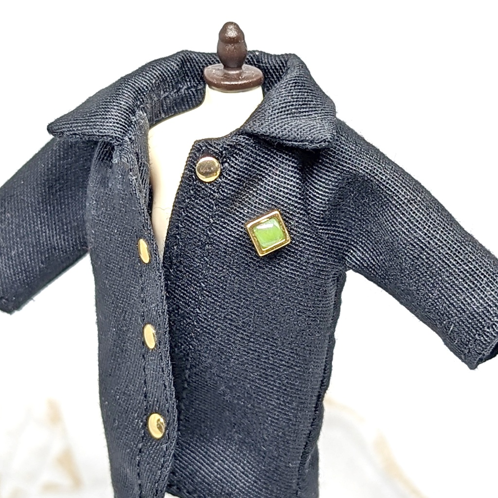 1/12サイズ マグネットブローチスクエア / +シャムス🌞 color:ゴールド / ねんどろいど&オビツ11等