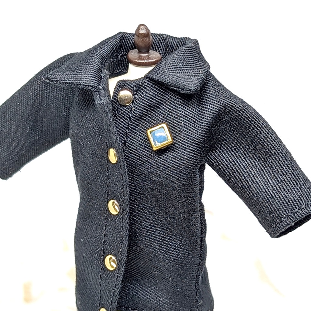 1/12サイズ マグネットブローチスクエア / +シャムス🌞 color:ゴールド / ねんどろいど&オビツ11等