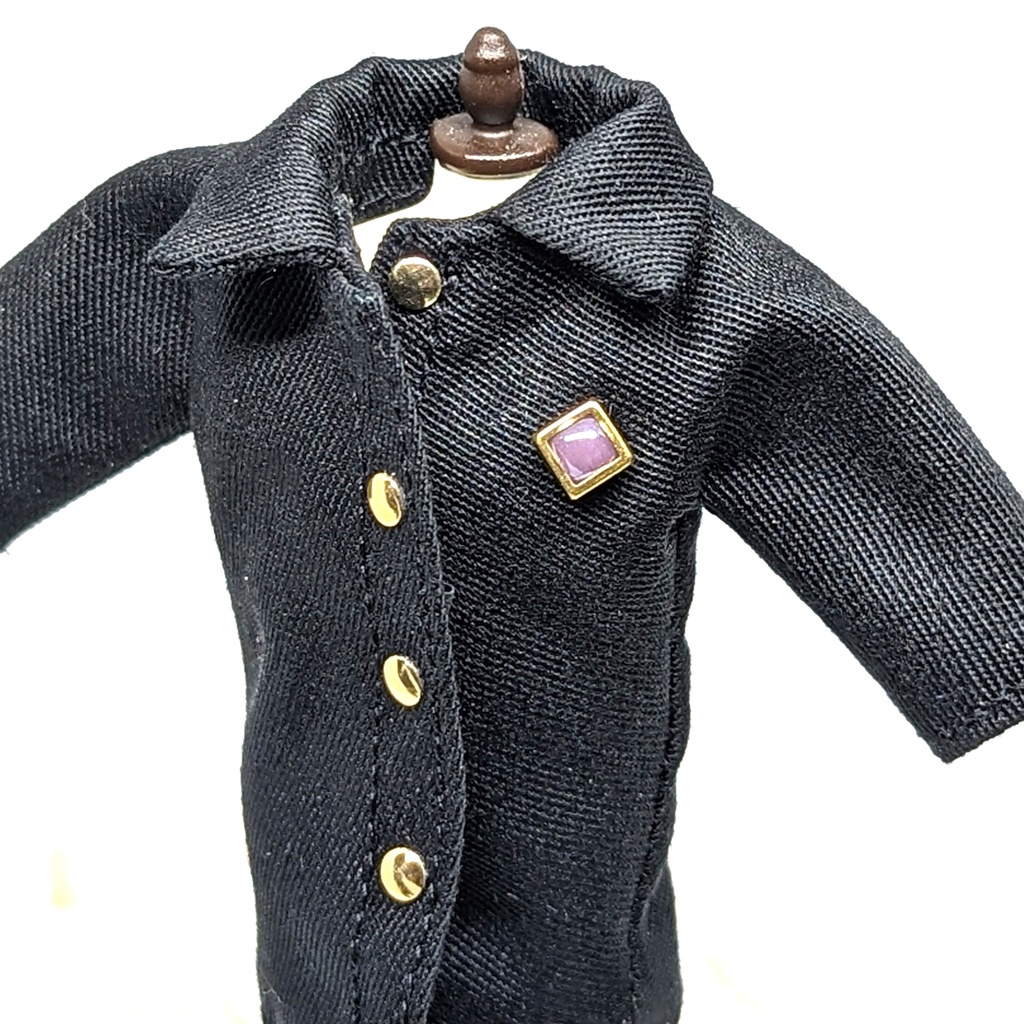 1/12サイズ マグネットブローチスクエア / +シャムス🌞 color:ゴールド / ねんどろいど&オビツ11等