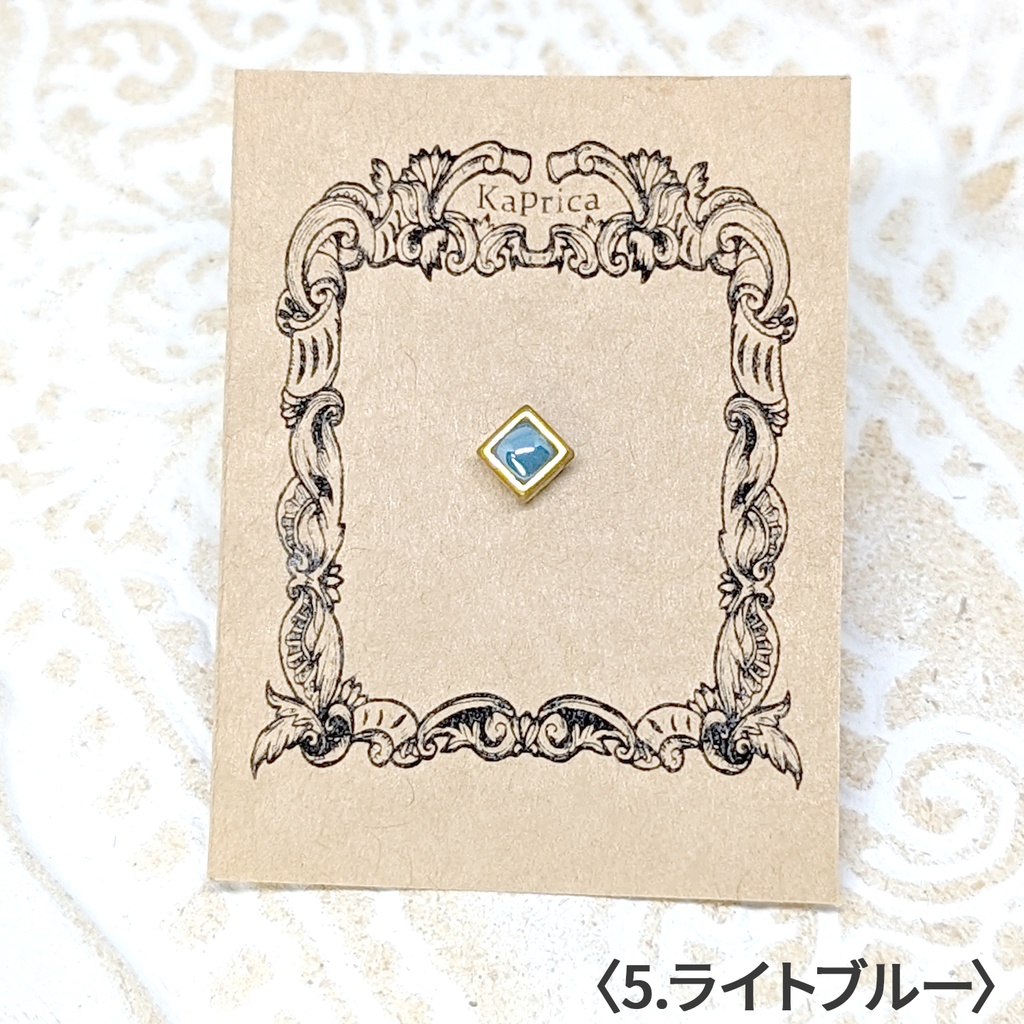 1/12サイズ マグネットブローチスクエア / +シャムス🌞 color:ゴールド / ねんどろいど&オビツ11等