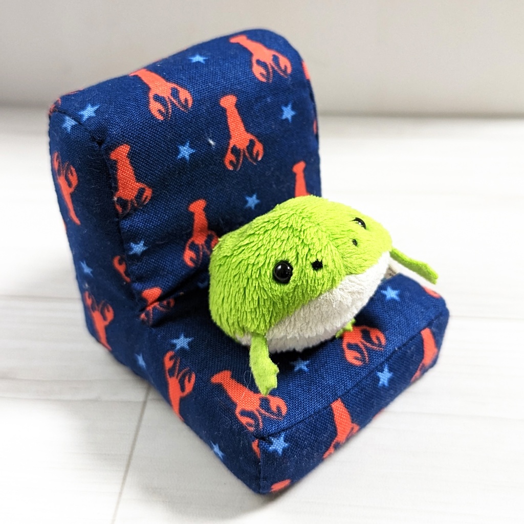 ミニチュアソファ(1/12サイズ向け) B