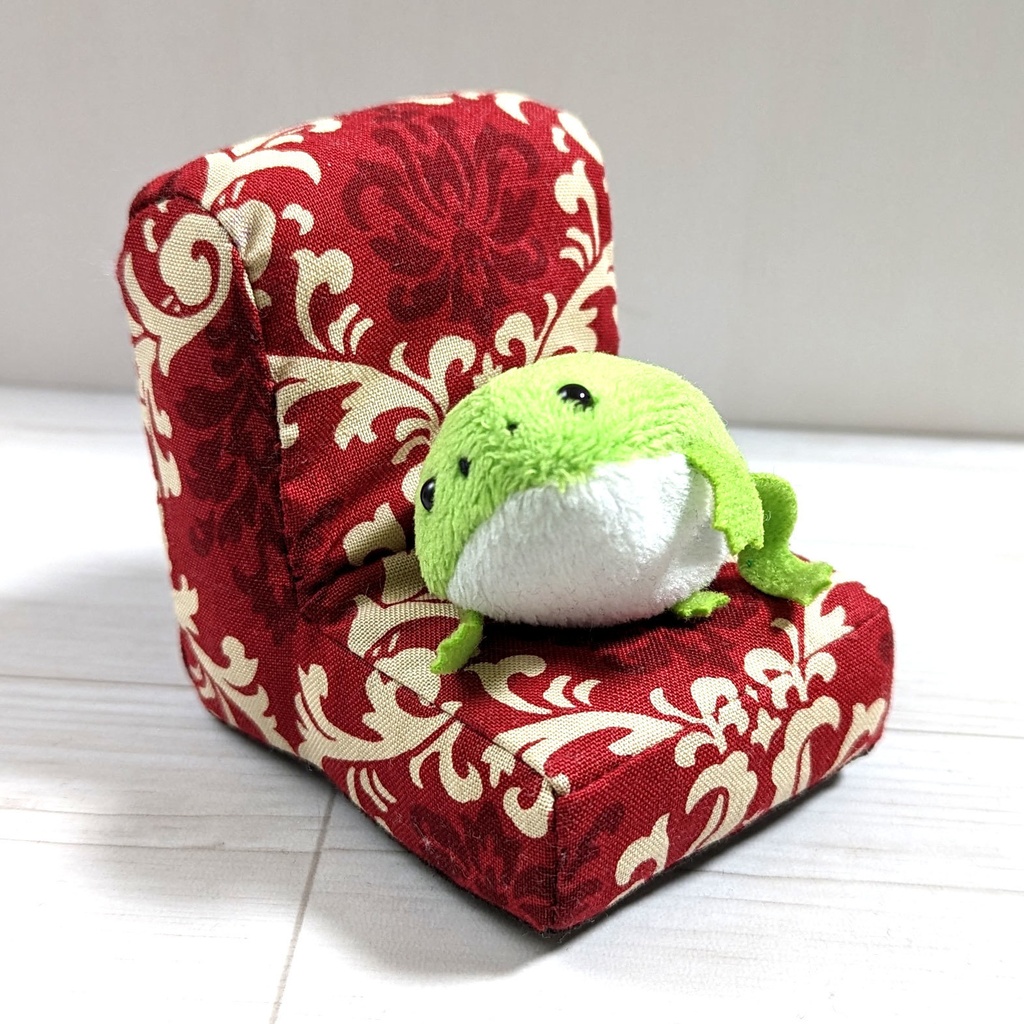 ミニチュアソファ(1/12サイズ向け) D