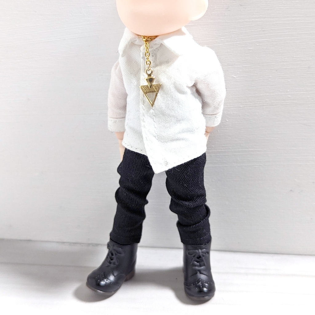 1/12サイズ ラリエットネックレス&ブレスレットセット / +シャムス🌞 color:ゴールド