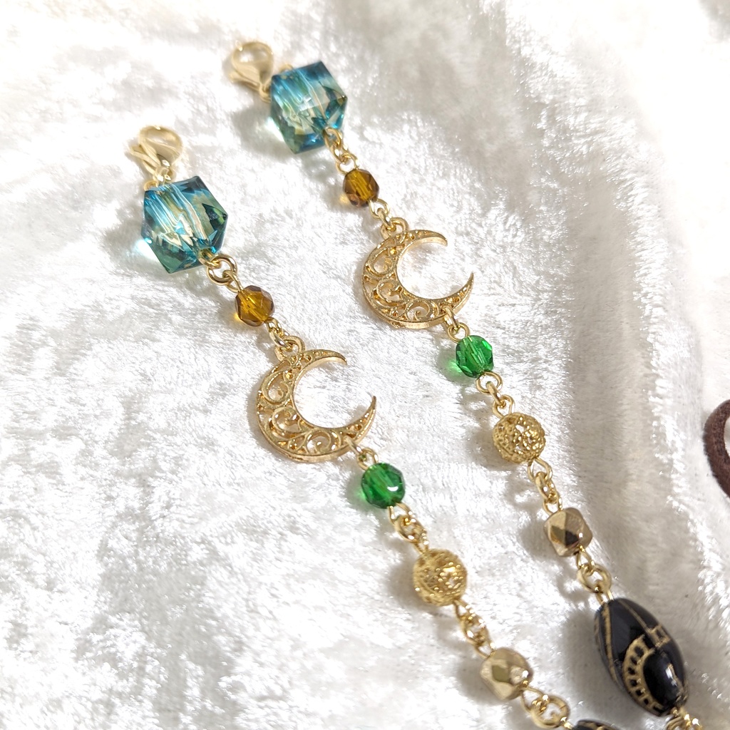 マスク(グラス)コード/アラビアンムーン〈グリーン+ブラウングラデ〉