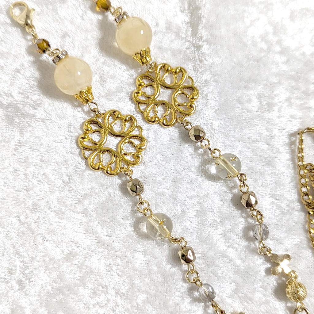 マスク(グラス)コード/オリエンタルゴールド〈ベージュ〉