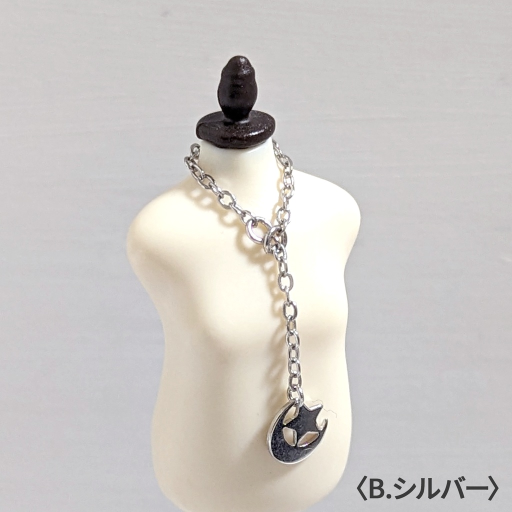 1/12サイズ ムーンスターラリエットネックレス&ブレスレットセット / +シャムス・+カマル