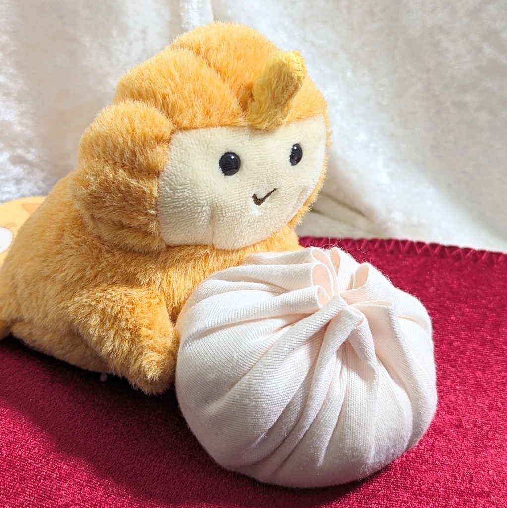 【定形外郵便:1個分】ミニチュア もっちり肉まん(豚まん)クッション