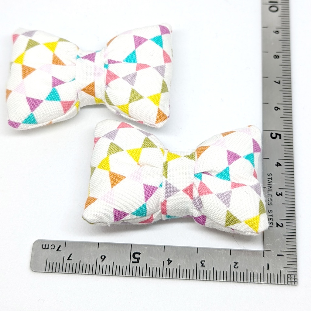 ミニチュアリボンクッション/六芒星柄・2個