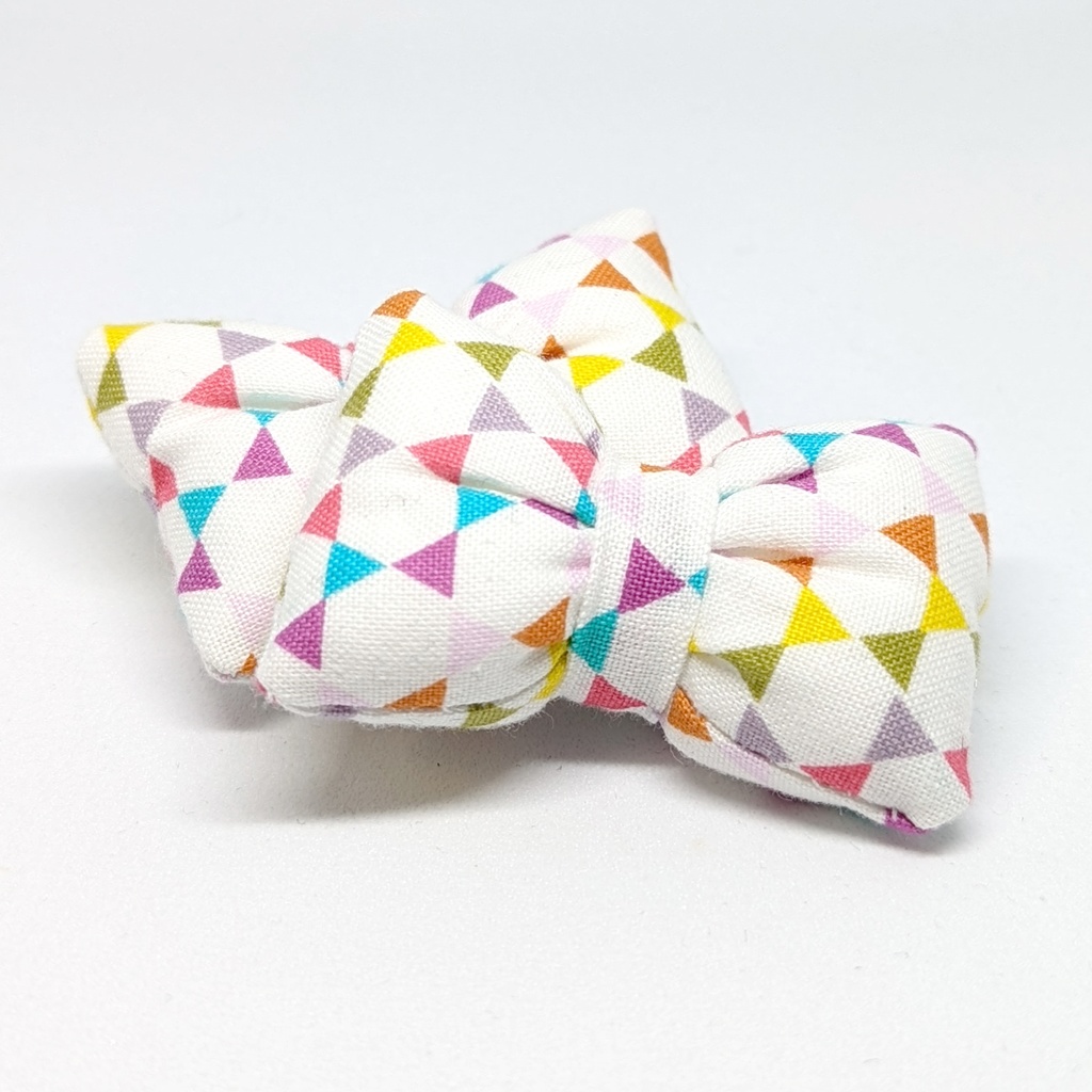 ミニチュアリボンクッション/六芒星柄・2個