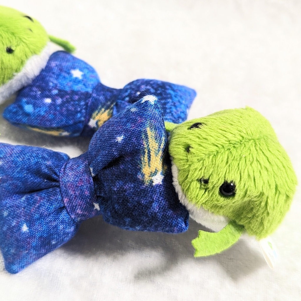 ミニチュア月型クッション/流れ星柄・2個