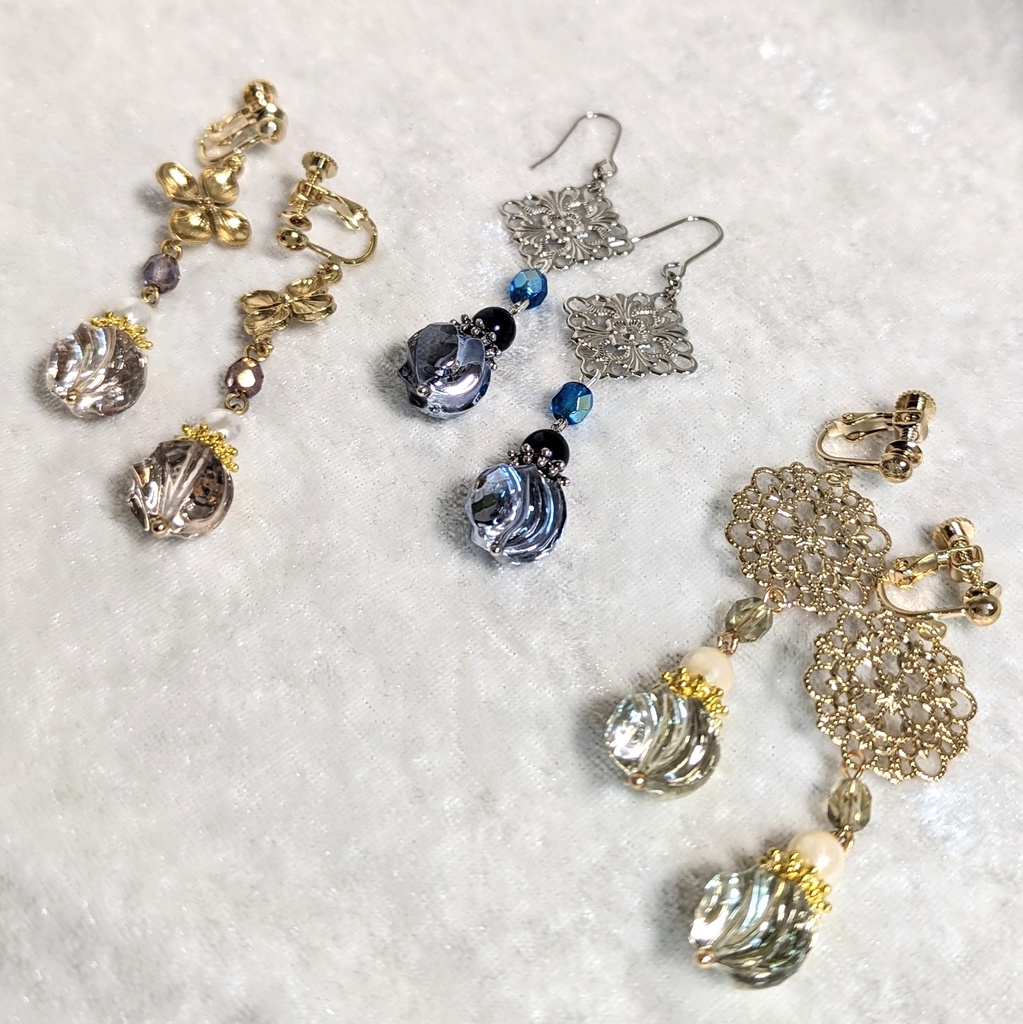 コメットスクリューエレガンスピアス/イヤリング