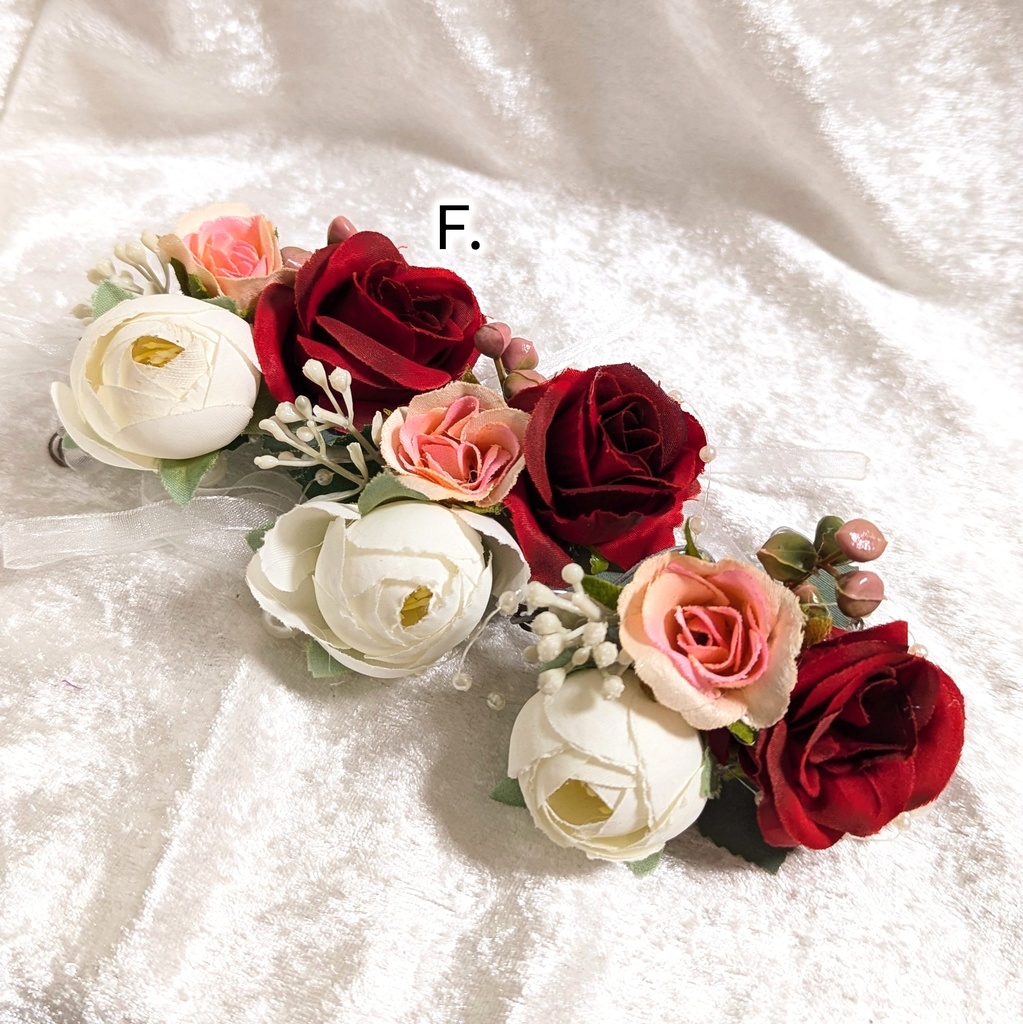 ぬいぐるみにあう花飾り(発送方法:定形外郵便)