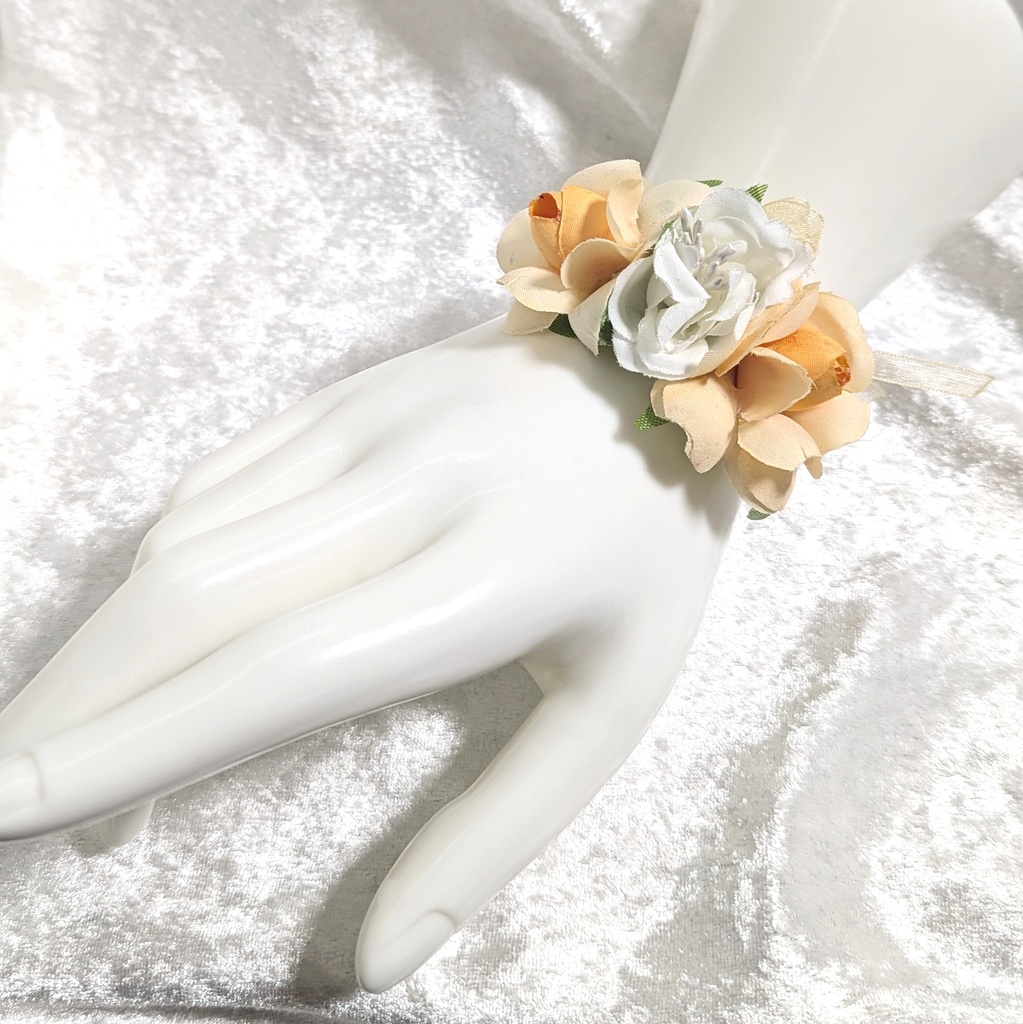 ぬいぐるみにあう花飾り(発送方法:定形外郵便)