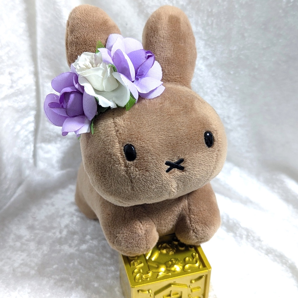 ぬいぐるみにあう花飾り(発送方法:あんしんBOOTHパック)