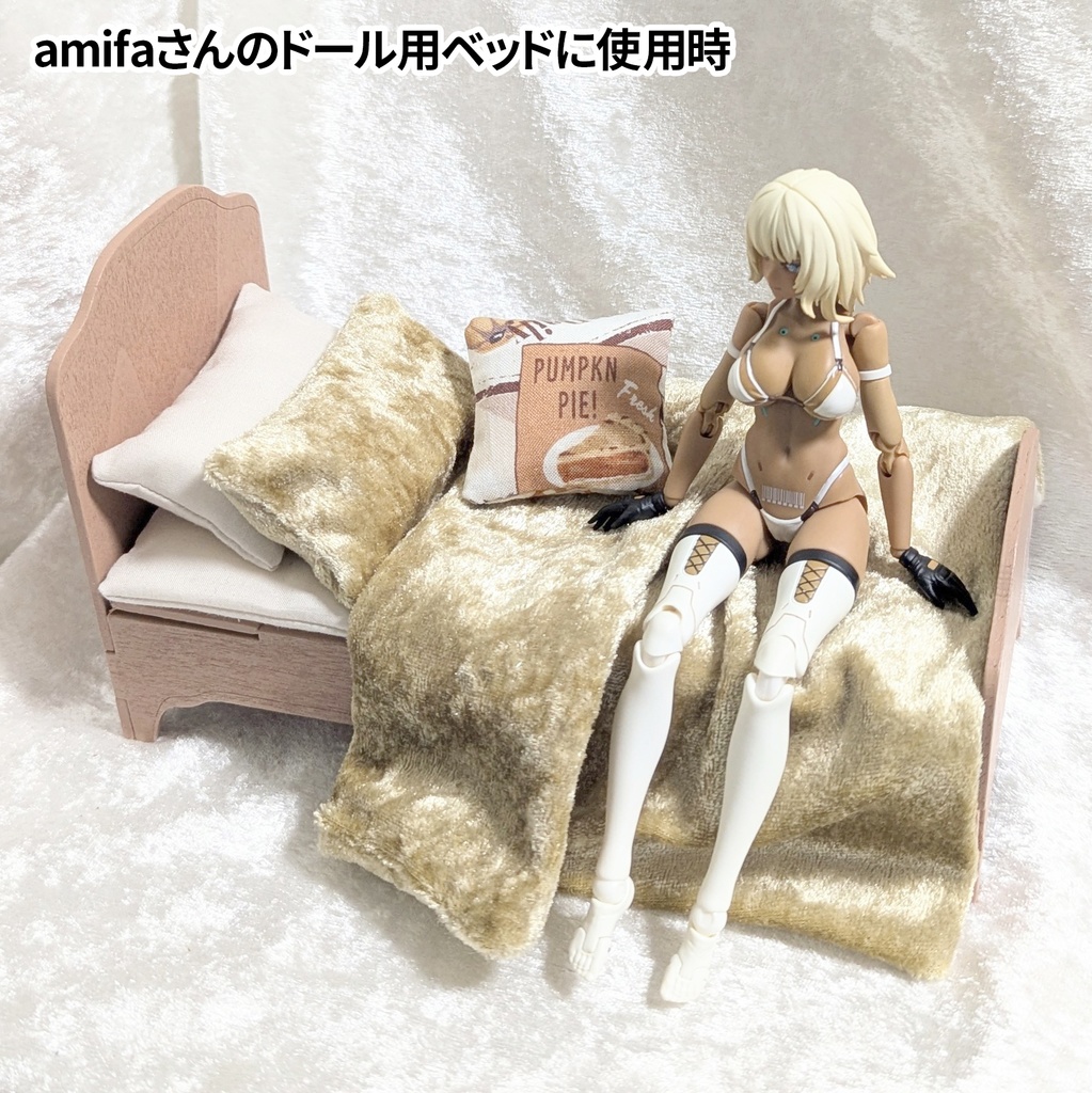 ミニチュア 1/12寝具セット A