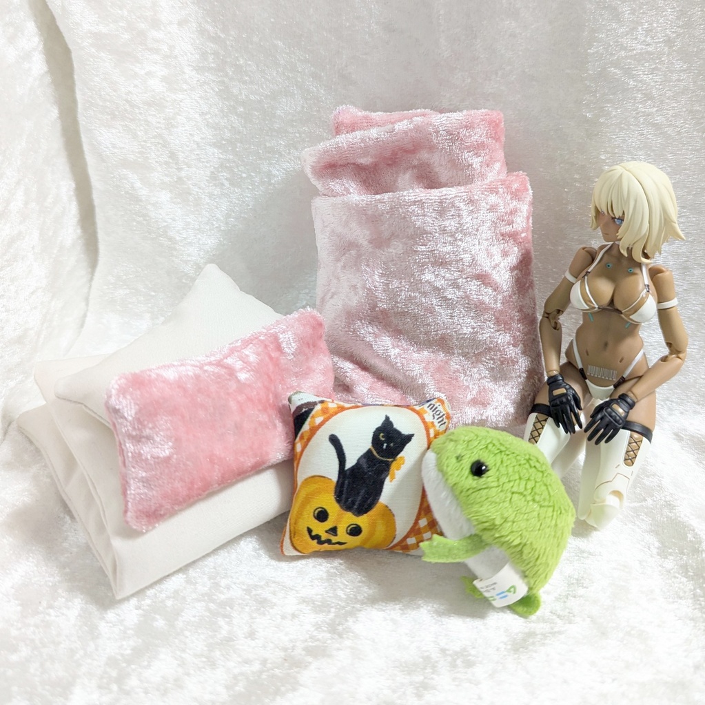 ミニチュア 1/12寝具セット A