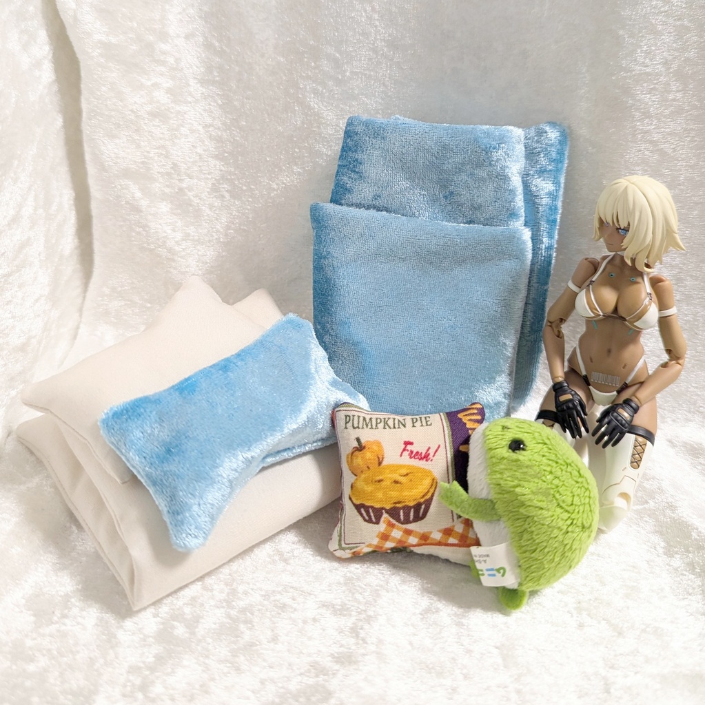 ミニチュア 1/12寝具セット A