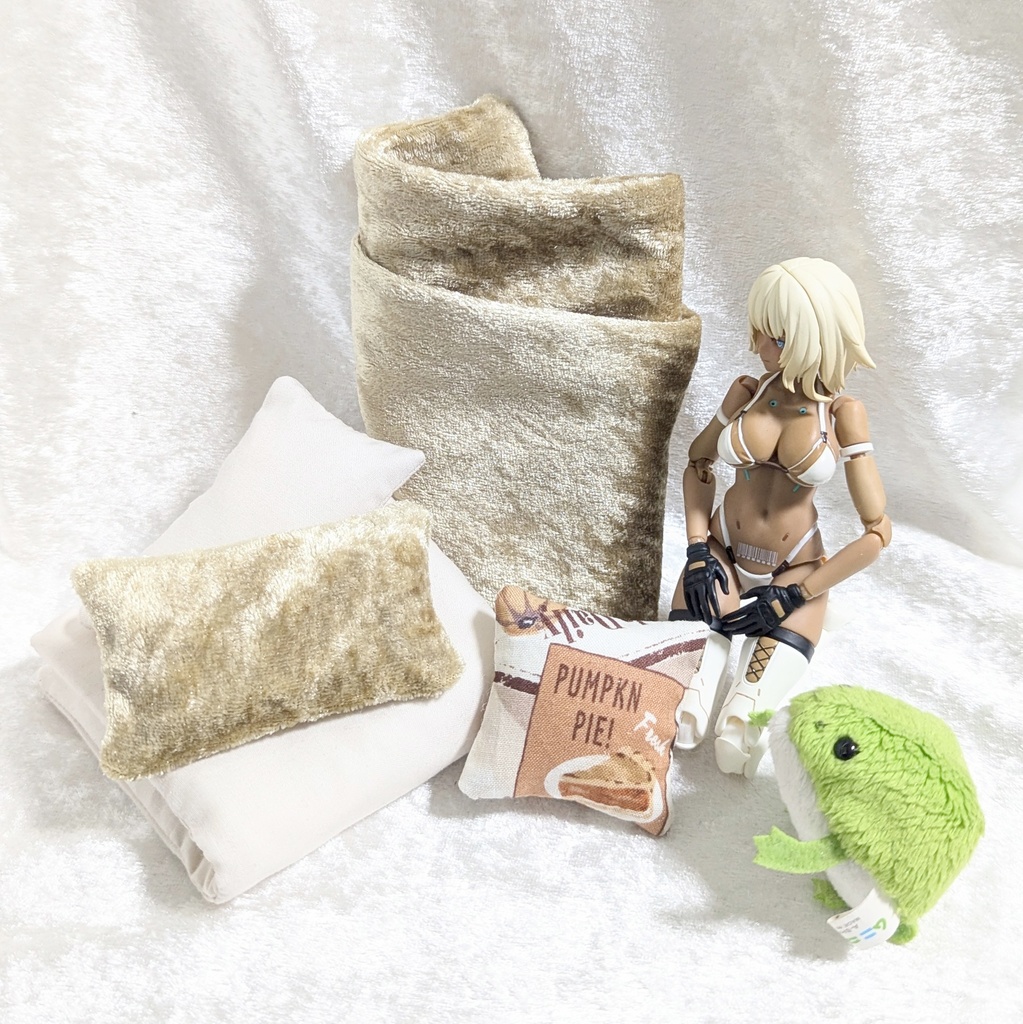 ミニチュア 1/12寝具セット A