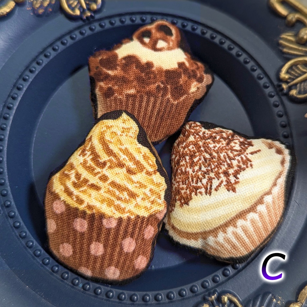 ミニチュアダイカットクッション/マフィン