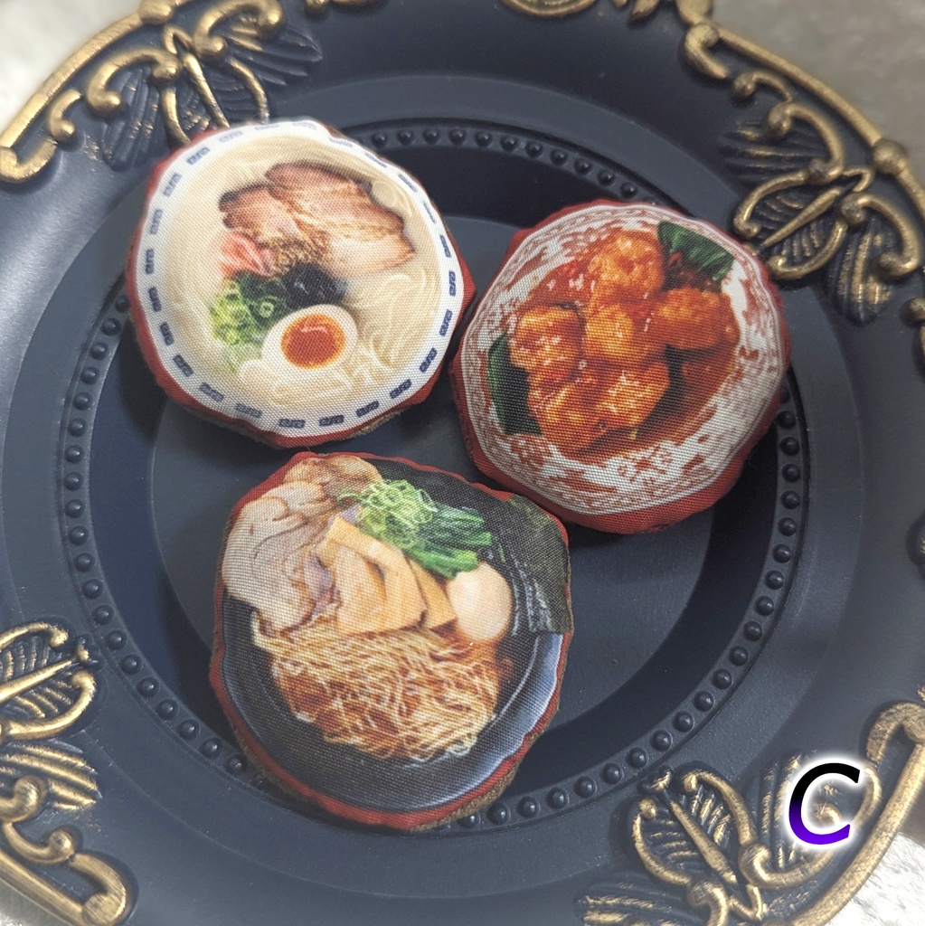 ミニチュアダイカットクッション/中華