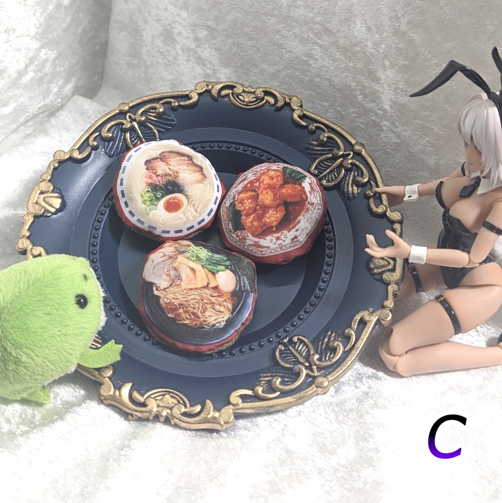 ミニチュアダイカットクッション/中華